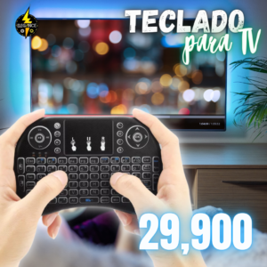 TECLADO SMART TV CON LUCES