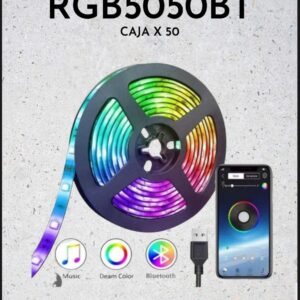 Cinta de luces led RGB Bluetooth (5 metros)